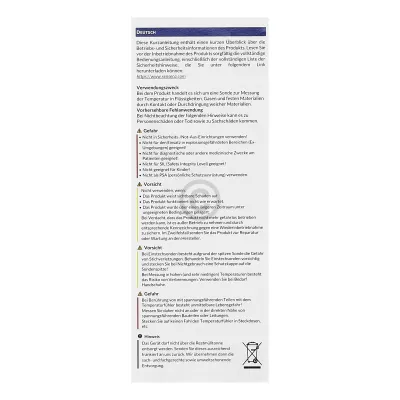 AX 131 - Präzisionsthermoelementfühler Typ K GREISINGER 486829 Greisinger