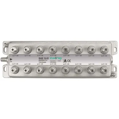 AXING 16-fach Abzweiger BAB 16-02 5-1006MHz o.Durchgang brummentstört