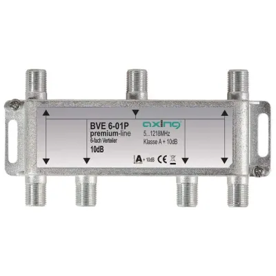 AXING 6fach Verteiler BF1 BVE 6-01P 5-1218MHz brummentkoppelt Kl.A+ Vodafone