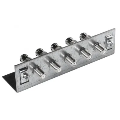 AXING Erdungswinkel einreihig QEW 5-12 Quickfix 5-fach Erdung u. Pot.-ausgleich