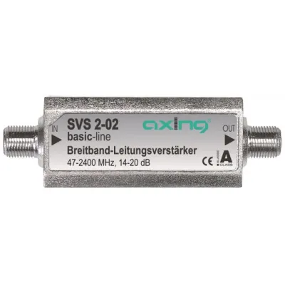 AXING SVS202 Sat-Leitungsverstärker mit Entzerrung