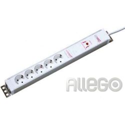 Bachmann 19Zoll Steckdosenleiste 5f 1,5HE 5xSchuko 1 333.002