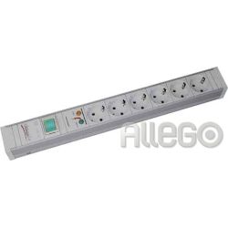 Bachmann 19Zoll Steckdosenleiste 6f PVC,1 Schalter,Ü 333.605