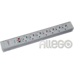 Bachmann 19Zoll Steckdosenleiste 7f PVC 7xSchuko 1xÜ 333.604