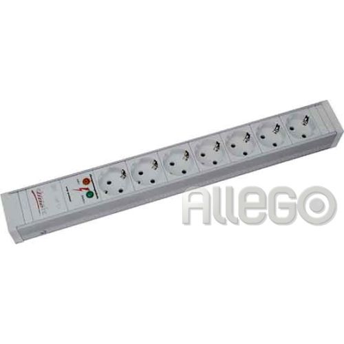 Bild: Bachmann 19Zoll Steckdosenleiste 7f PVC 7xSchuko 1xÜ 333.604