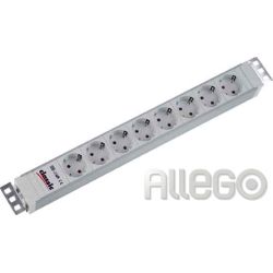 Bachmann 19Zoll Steckdosenleiste 8f PVC 8xSchuko 333.601