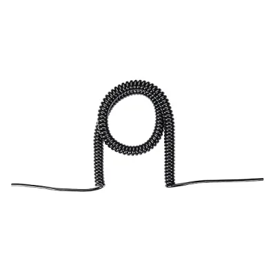 Bachmann Spiralleitung 692.180 | YMH11Y-J 3x1,5 mm² | PUR Kabel schwarz | 0,5-2,5 m | 3-adrig | PVC Adern