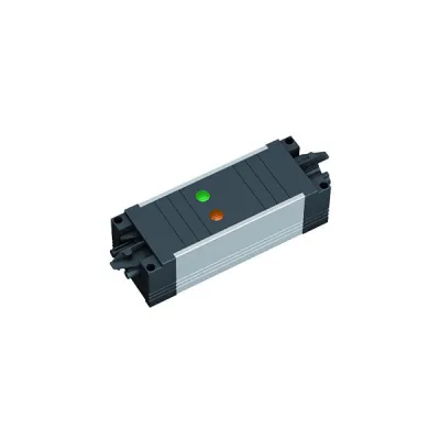 Bachmann Steckdosenleiste 906.2060 STEP ALU | Überspannungsschutz 6,5kA | GST18 | IP20 | 144,7x52,4x43,7mm | Aluminium