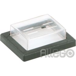 Bachmann Abdeckung Wippschalter 924.118 Serie 22 2polig klar/s PVC-Kappen und Ra