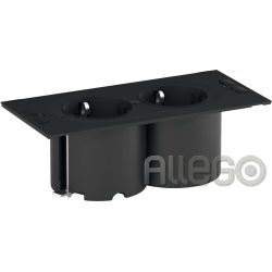 Bachmann DUE Steckdosenleiste 2x Schuko, 2m 929.000