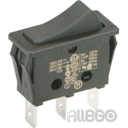 Bachmann EB-Wippenschalter sw,16(8)A250V 1p. 924.092