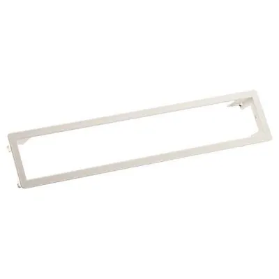 Bachmann Einbaurahmen Power Frame 6-fach 915.003 | Steckdosenrahmen Arbeitsplatte | Stahlblech weiß RAL9010