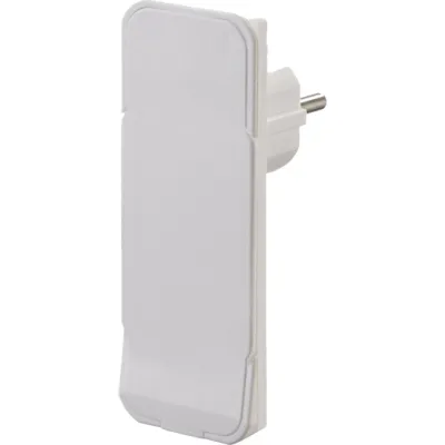 Bachmann Flachstecker Flat Plug 933.002 | Schuko Schutzkontaktstecker ultra flach, wiederanschließbar, weiß