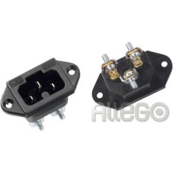 Bachmann Heißgeräte-Einbaustecker 155 C sw 918.170