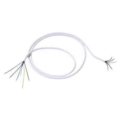 Bachmann Herdanschlussleitung 119.271 | H05VV-F 5G2,5 mm² | 2 m | Aderendhülsen beidseitig | PVC | Weiß