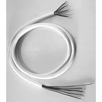 Bachmann Herdanschlussleitung 116.272 | H05VV-F 5G1,5 mm² | 3m | Aderendhülsen | PVC | mit Schutzleiter | weiß