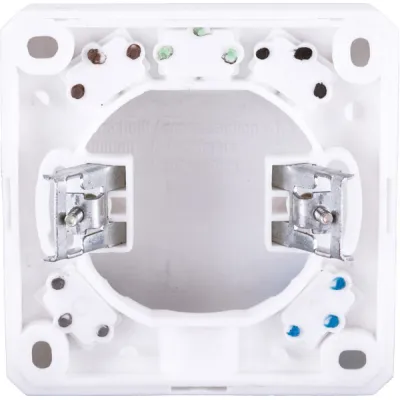 Bachmann Herdanschlussdose 190.270 | 16A 400V | Aufputz/Unterputz | 5x2,5mm² Schraubklemme | Duroplast | IP20 | weiß
