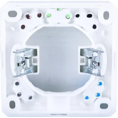 Bachmann Herdanschlussdose 190.270 | 16A 400V | Aufputz/Unterputz | 5x2,5mm² Schraubklemme | Duroplast | IP20 | weiß