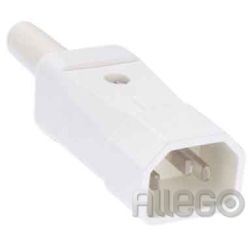 Bachmann Kaltgerätestecker sw Kunststoff 915.171