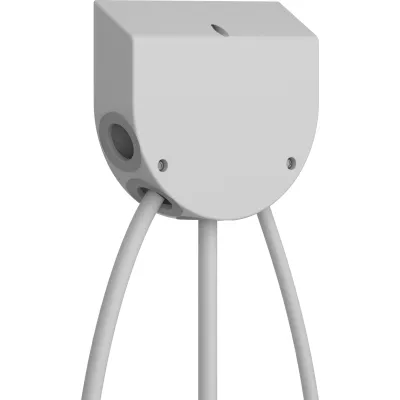 Bachmann Küchenanschlussbox 923.000 | 2m Kabel | 2-fach Verteiler für Herd & Backofen | WAGO-Klemmen | Weiß