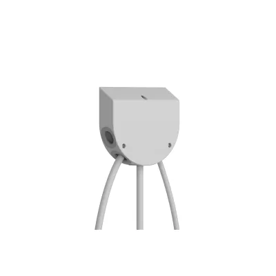 Bachmann Küchenanschlussbox 923.000 | 2m Kabel | 2-fach Verteiler für Herd & Backofen | WAGO-Klemmen | Weiß