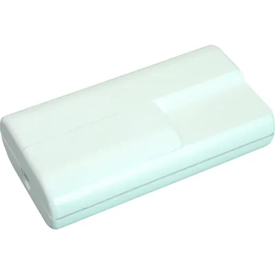 Bachmann Schnur-Zwischendimmer 924.076 | Dimmer für Halogenlampen & Glühlampen | 20-500W | 230V | Weiß | Serie 8013