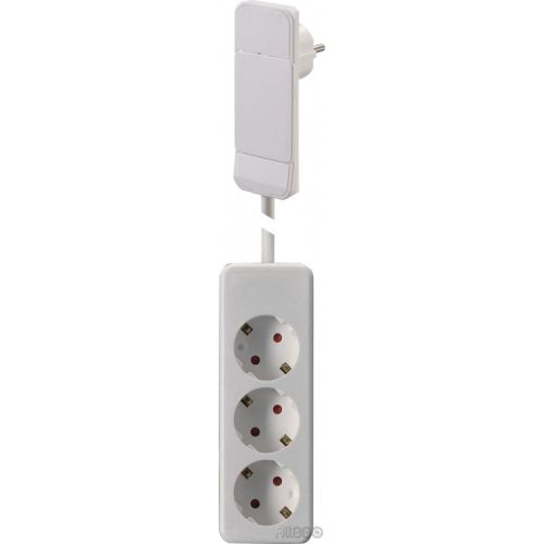 Bild: Bachmann Schuko-Flachstecker ws 1,6m Ltg 933.015