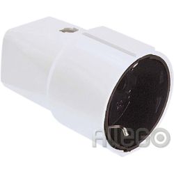 Bachmann Schuko-Kupplung 912.270 1,5mm² 10/16A 250V weiß Bachmann Schuko-Kupplun