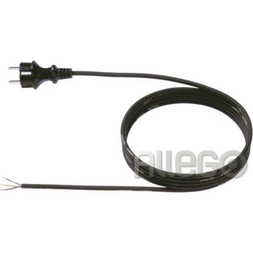 Bild: Bachmann Schuko-Zuleitung Gummi 3,00m sw 322.175
