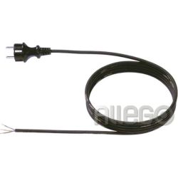 Bachmann Schuko-Zuleitung Gummi 3,00m sw 322.185