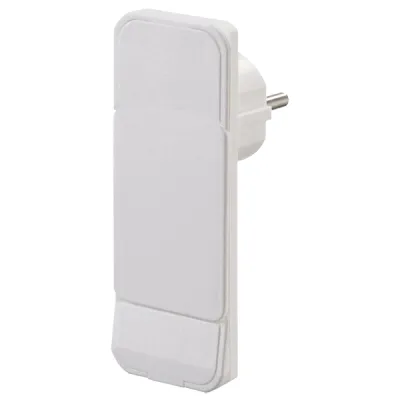 Bachmann Smart Plug | Flachstecker | Schuko | Auswurfmechanik | ohne Leitung | weiß