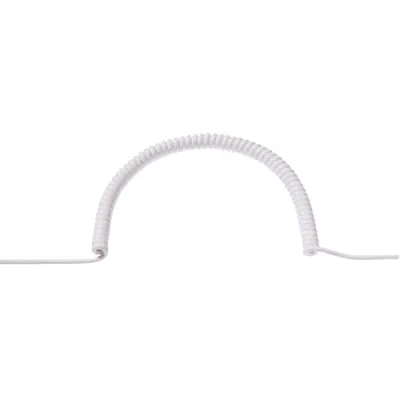 Bachmann Spiralleitung 692.280 | YMH11Y-J 3x1,5mm² | 2,5m Spiralkabel | PUR-Mantel | PVC-Adern | weiß | flexibel