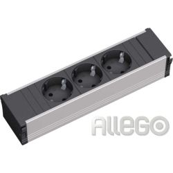 Bachmann Steckdosenleiste 3f. CONI 3xSchuko 333.1007