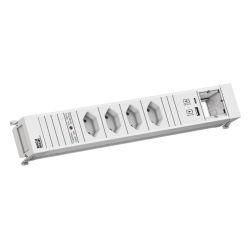 Bachmann Steckdosenleiste 4xCH 0 1xCM 1xUSB 916.722