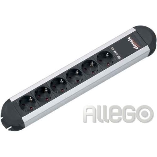 Bild: Bachmann Steckdosenleiste 6f. 6xSchuko sw o.Schal. 331.010