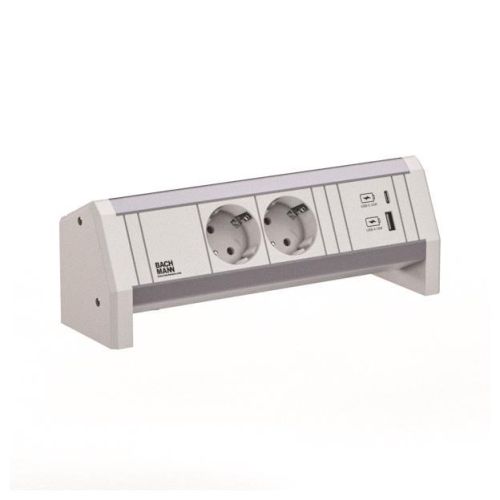 Bild: Bachmann Steckdosenleiste DESK 4xCEE7/3 2xCM GST18