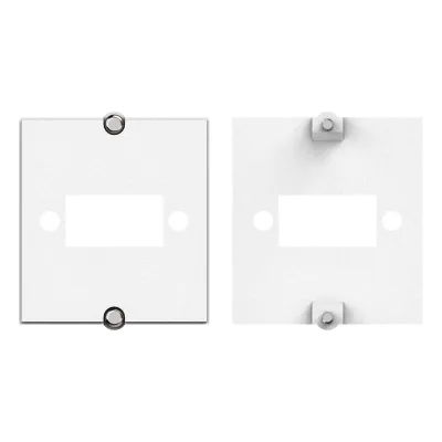 Bachmann Keystone Modul 918.0411 HDMI 2.0 Buchse/Buchse | UHD 4K | gerade | Einrastmontage | Weiß