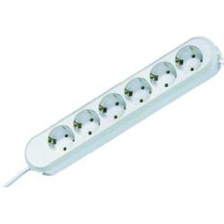 Bachmann Tischsteckdose 381.247 6-fach 5m weiß