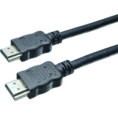 Bachmann HDMI Kabel 918.019 | 3m High Speed mit Ethernet | UHD 4K Übertragung | Stecker-Stecker | Schwarz