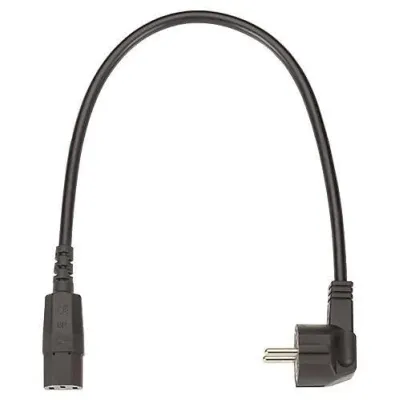 Bachmann Netzanschlussleitung Verlängerung 356.172 | 0,5m | 3x1,5mm² | Schuko auf C13 | H05VV-F | 10A | PVC | schwarz