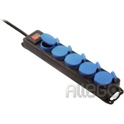 Bachmann Verteilersteckdose 5xSchuko 1xSchalter 349.046