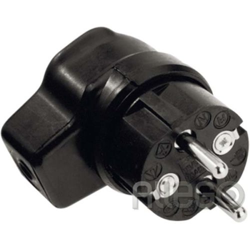 Bild: Bachmann Vollgummi-Winkelstecker sw 919.171