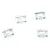Bild: Backofenhaken-Set für Ofen Whirlpool Indesit 488000983156 Reparatur Halter