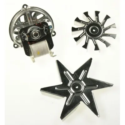 Backofenlüfter für Ofen Gorenje 819375 Motor Welle 4mm