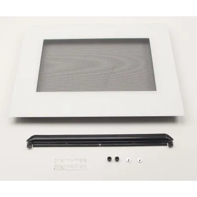 Backofenscheibe für Ofen Bosch Siemens 20008213 Weiß für 60cm Geräte