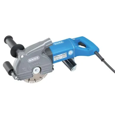 BAIER Mauernutfräse BDN 466/6 | 2400W | 7–45mm Schnitttiefe | 6 Diamantscheiben | Transportkoffer