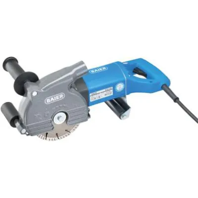 BAIER Mauernutfräse BDN 466/6 | 2400W | 7–45mm Schnitttiefe | 6 Diamantscheiben | Transportkoffer