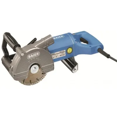 BAIER BDN 463/4 Mauernutfräse | 2150W | 150mm | 7–35mm Nutbreite | 4x Diamantscheiben | Koffer