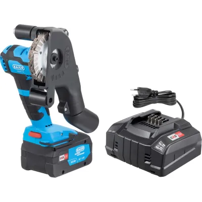 BAIER Akku-Diamantfräse 10506 ABDN20_PV Set | 18V Brushless | 5 Diamantscheiben | 22mm Nutentiefe | inkl. Akku & Koffer