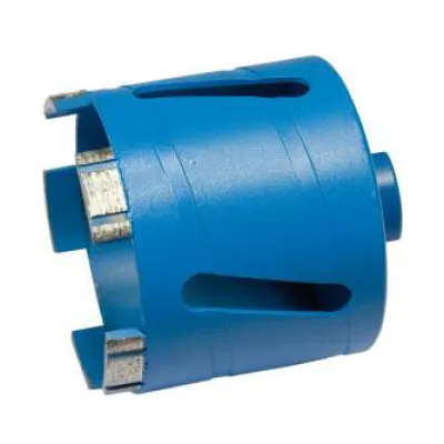 BAIER Diamant-Trockenbohrkrone 2394 | Bohrkrone 68 mm | M16 Gewinde | Arbeitstiefe 70 mm | für Beton & Klinker | Blau